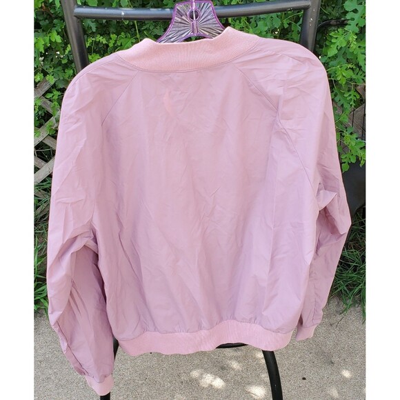 Victoria's Secret Pink Women’s Rose Pink Bomber Anorak Jacket Size M - Picture 2 of 3